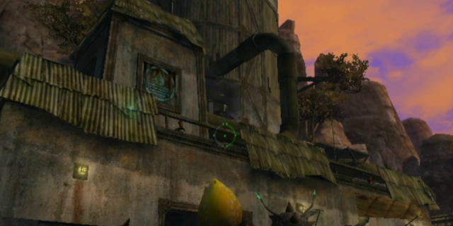 Barriers at the top of the roof screenshot
